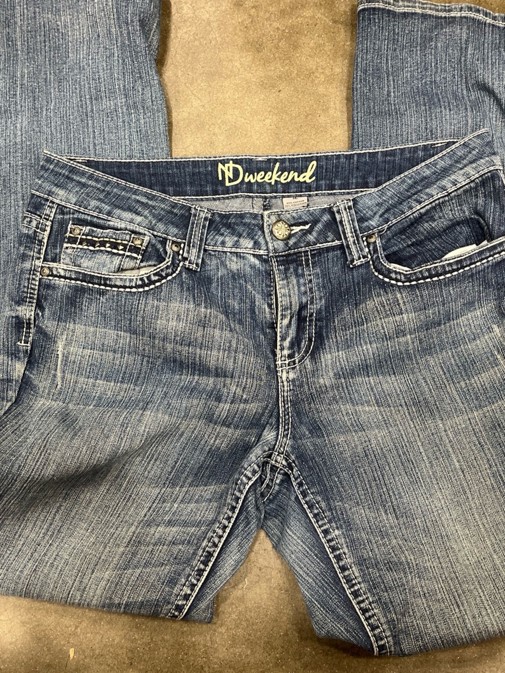 ND Weekend Women’s Boot Cut Jeans — Light Blue